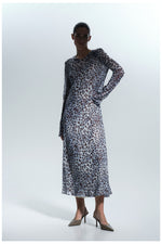 Cargar imagen en el visor de la galería, GALLOWAY Leopard Long Dress

