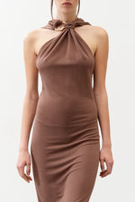 Load image into Gallery viewer, ARIA TAUPE Long Dress
