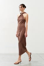 Load image into Gallery viewer, ARIA TAUPE Long Dress
