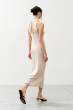 Load image into Gallery viewer, ARIA BEIGE Long Dress
