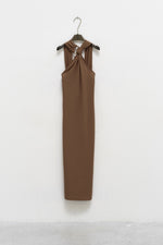 Load image into Gallery viewer, ARIA TAUPE Long Dress

