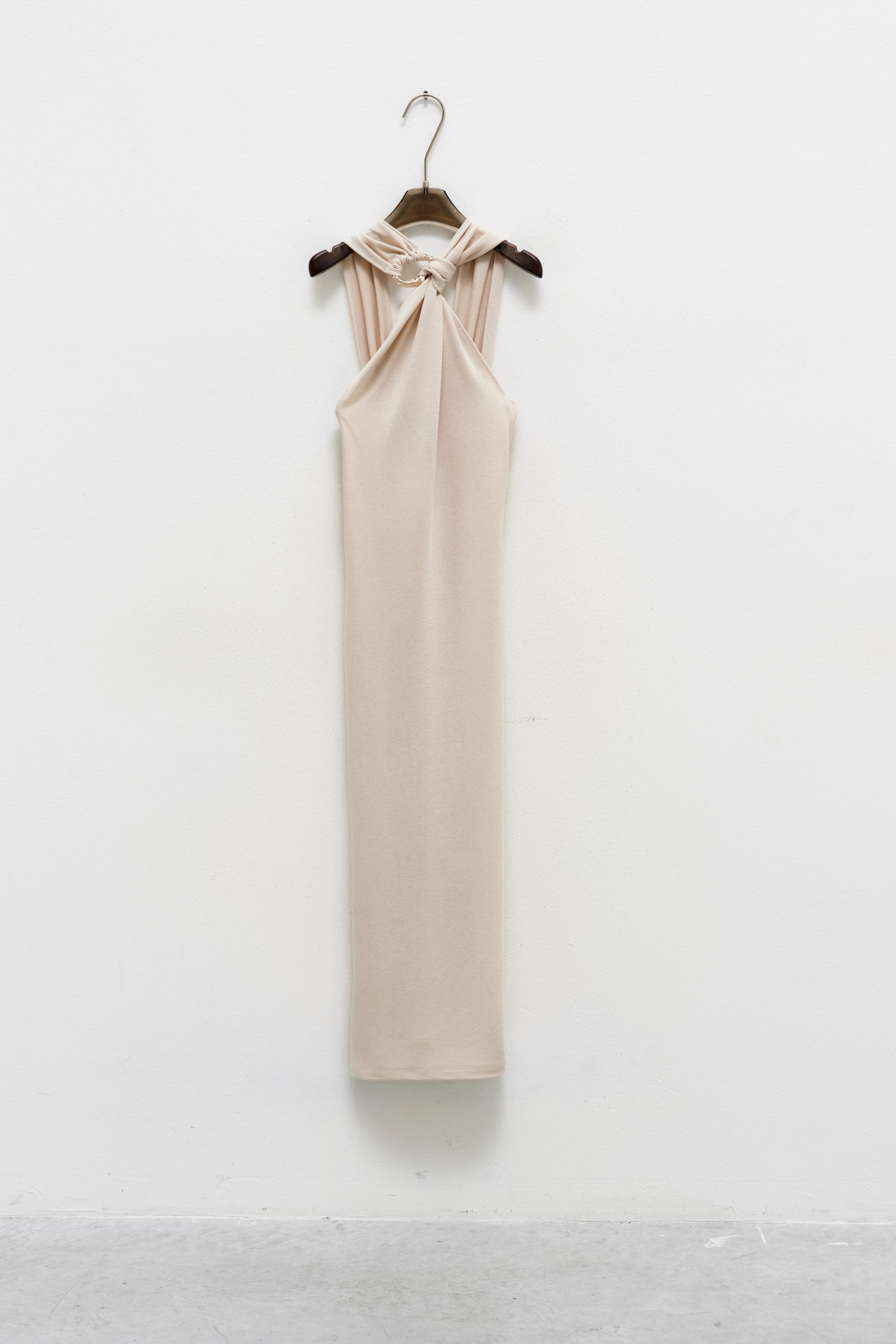 ARIA BEIGE Long Dress