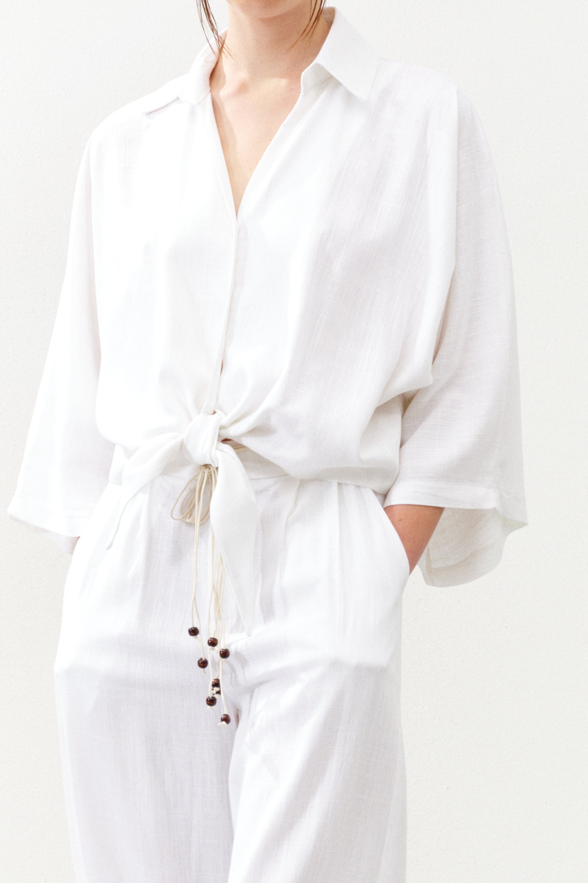 ALTAY WHITE Linen Shirt
