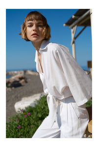 ALTAY WHITE Linen Shirt