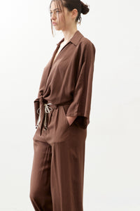 ALTAY BROWN Linen Shirt