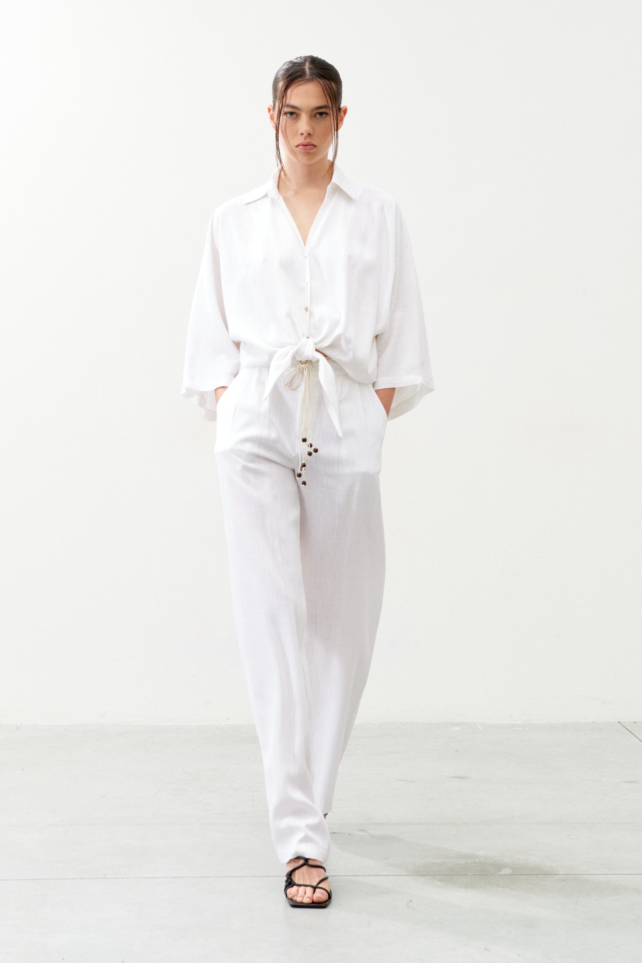 ALTAY WHITE Linen Shirt