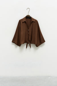 ALTAY BROWN Linen Shirt