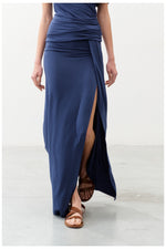 Load image into Gallery viewer, ROLANDE DENIM BLUE Long Skirt
