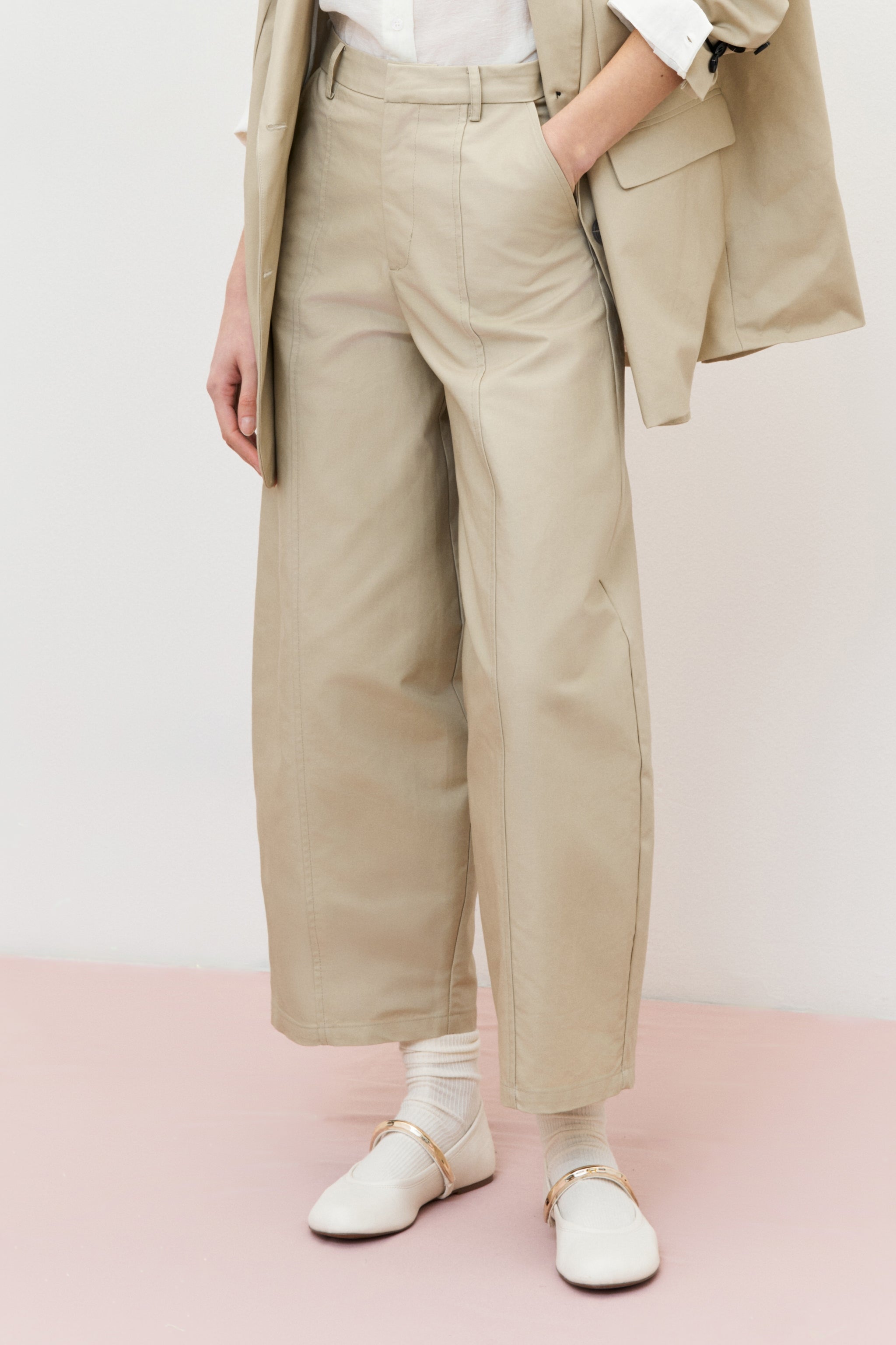 DALILA BEIGE Balloon Pants