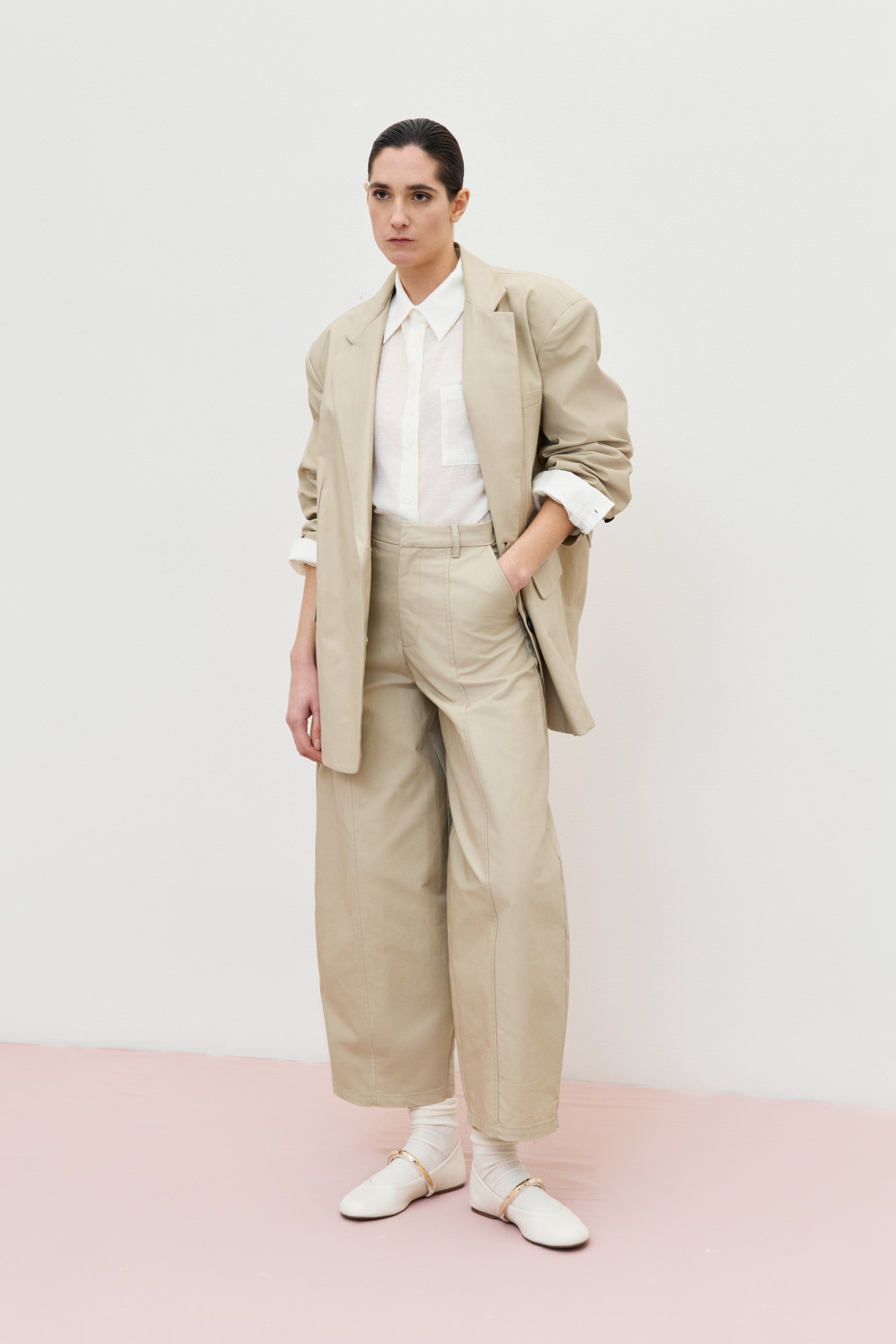 DALILA BEIGE Balloon Pants