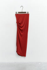 Load image into Gallery viewer, ODELIA POPPY RED Long Skirt
