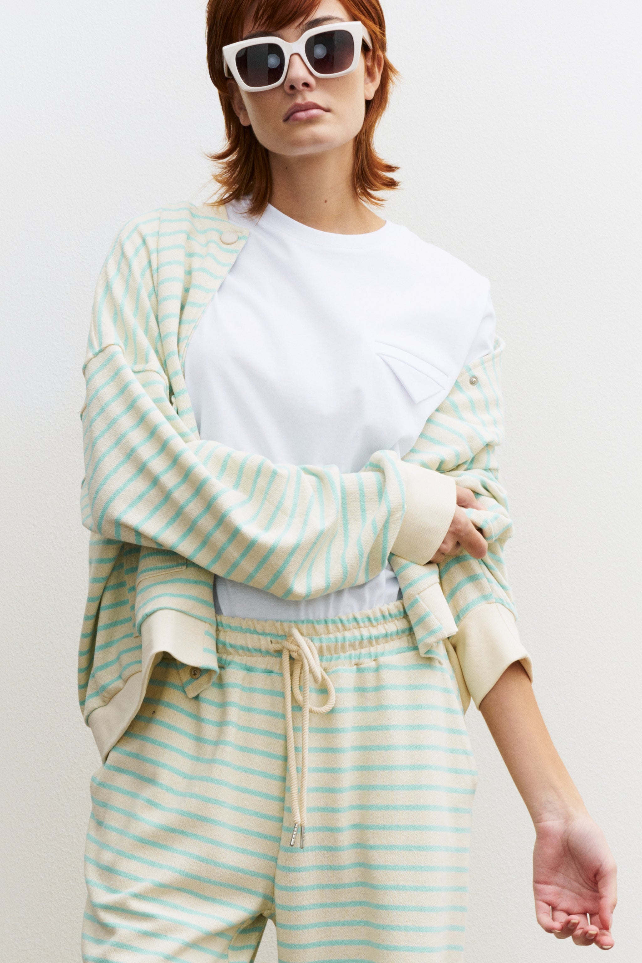 CASSIS White Oversized T-Shirt