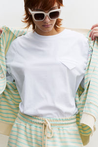 CASSIS White Oversized T-Shirt