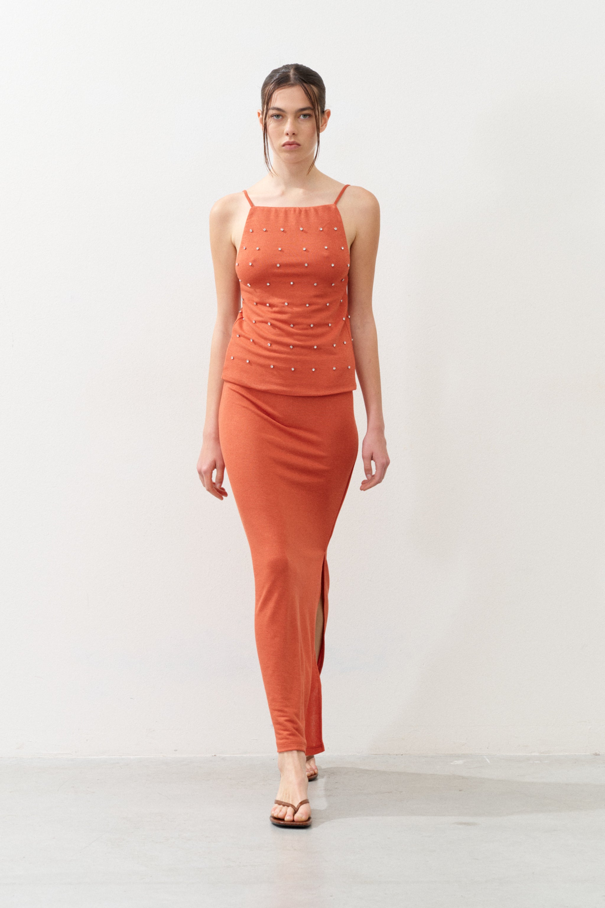 ROSLY RED CLAY Top