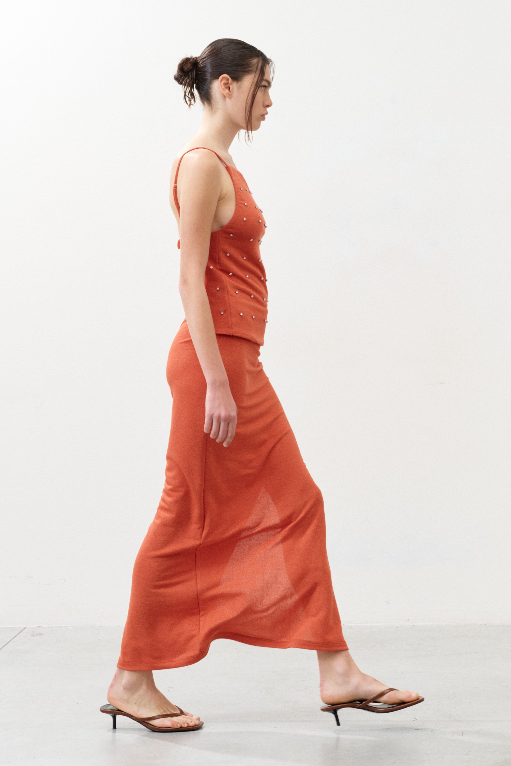 ROSLY RED CLAY Top