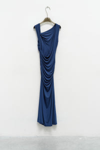 ROLANDE DENIM BLUE Long Dress