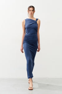 ROLANDE DENIM BLUE Long Dress