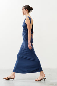ROLANDE DENIM BLUE Long Dress