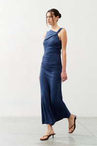 ROLANDE DENIM BLUE Long Dress