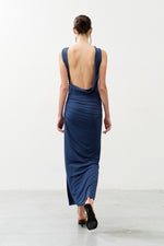 Load image into Gallery viewer, ROLANDE DENIM BLUE Long Dress
