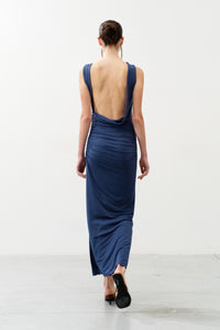 ROLANDE DENIM BLUE Long Dress